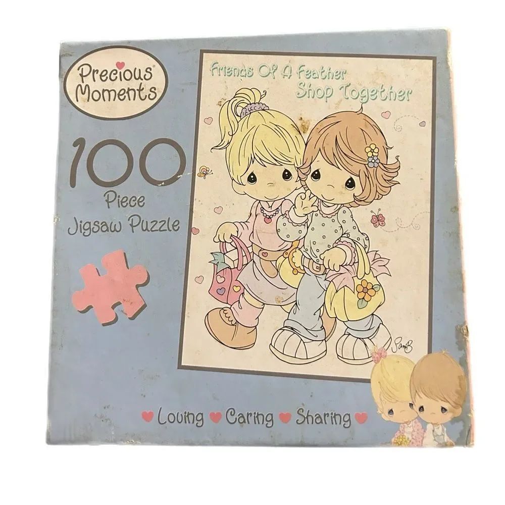 2005 Precious Moments Two Brand New Sealed 100 Piece Jigsaw Puzzles